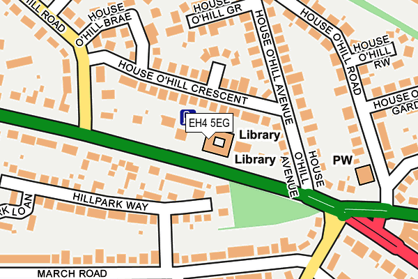 EH4 5EG map - OS OpenMap – Local (Ordnance Survey) EH4 5EG map - OS OpenMap – Local (Ordnance Survey)