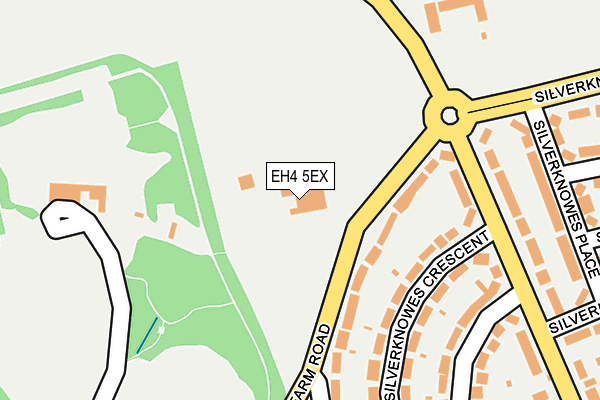 EH4 5EX map - OS OpenMap – Local (Ordnance Survey)