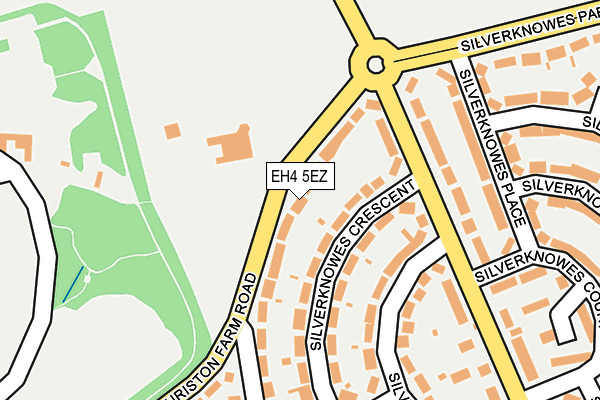 EH4 5EZ map - OS OpenMap – Local (Ordnance Survey) EH4 5EZ map - OS OpenMap – Local (Ordnance Survey)
