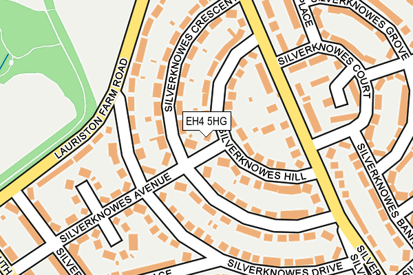 EH4 5HG map - OS OpenMap – Local (Ordnance Survey) EH4 5HG map - OS OpenMap – Local (Ordnance Survey)