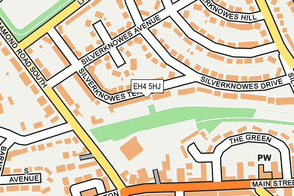 EH4 5HJ map - OS OpenMap – Local (Ordnance Survey) EH4 5HJ map - OS OpenMap – Local (Ordnance Survey)
