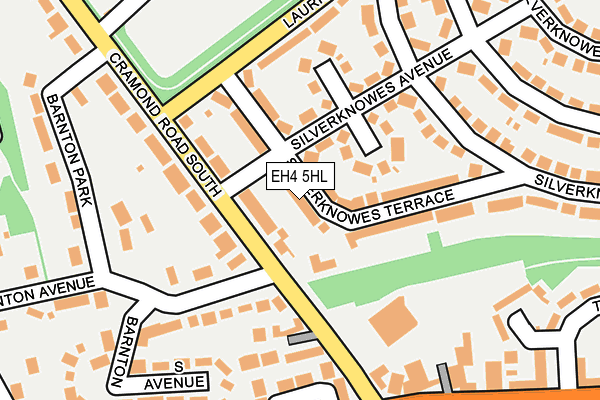EH4 5HL map - OS OpenMap – Local (Ordnance Survey) EH4 5HL map - OS OpenMap – Local (Ordnance Survey)