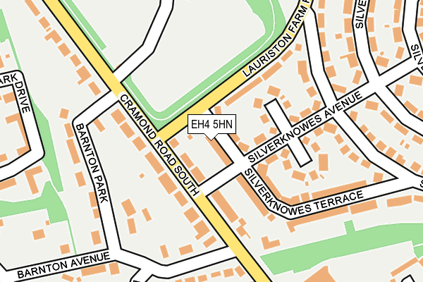 EH4 5HN map - OS OpenMap – Local (Ordnance Survey) EH4 5HN map - OS OpenMap – Local (Ordnance Survey)