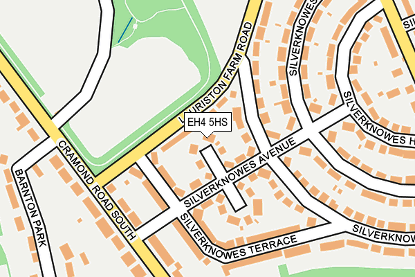 EH4 5HS map - OS OpenMap – Local (Ordnance Survey) EH4 5HS map - OS OpenMap – Local (Ordnance Survey)