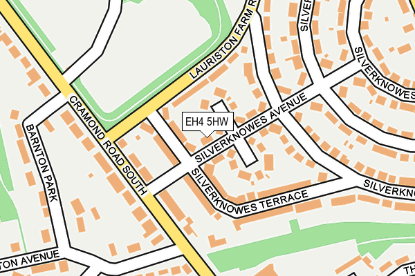 EH4 5HW map - OS OpenMap – Local (Ordnance Survey) EH4 5HW map - OS OpenMap – Local (Ordnance Survey)