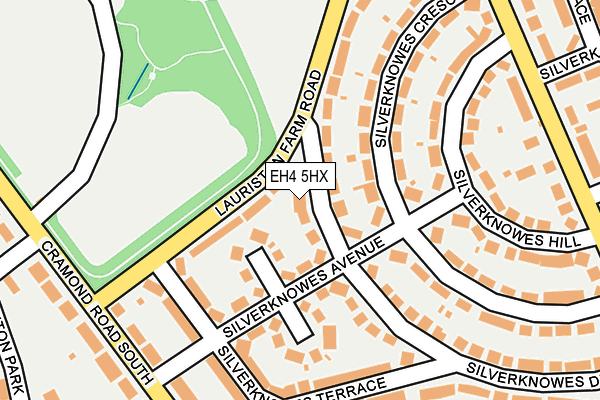 EH4 5HX map - OS OpenMap – Local (Ordnance Survey) EH4 5HX map - OS OpenMap – Local (Ordnance Survey)