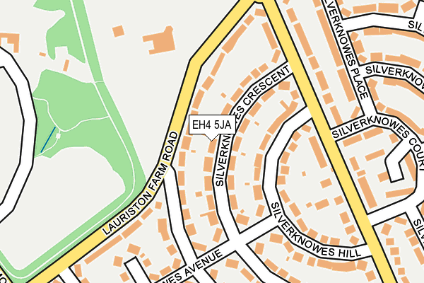 EH4 5JA map - OS OpenMap – Local (Ordnance Survey) EH4 5JA map - OS OpenMap – Local (Ordnance Survey)