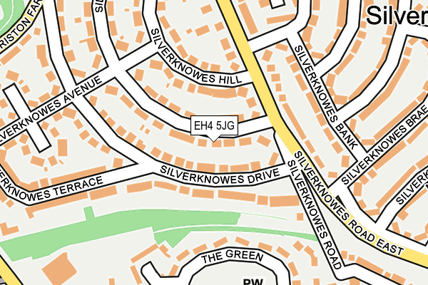 EH4 5JG map - OS OpenMap – Local (Ordnance Survey) EH4 5JG map - OS OpenMap – Local (Ordnance Survey)