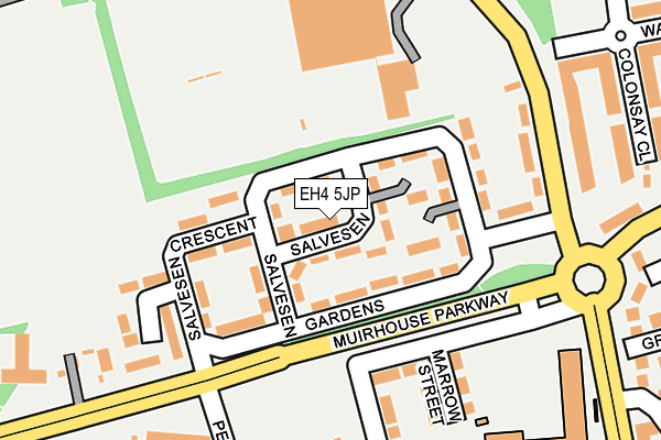 EH4 5JP map - OS OpenMap – Local (Ordnance Survey) EH4 5JP map - OS OpenMap – Local (Ordnance Survey)
