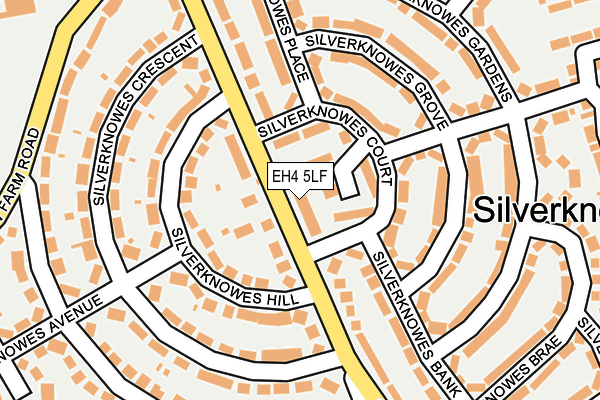 EH4 5LF map - OS OpenMap – Local (Ordnance Survey) EH4 5LF map - OS OpenMap – Local (Ordnance Survey)