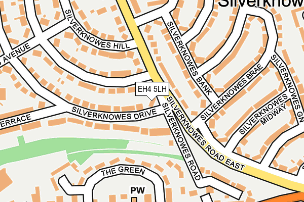 EH4 5LH map - OS OpenMap – Local (Ordnance Survey) EH4 5LH map - OS OpenMap – Local (Ordnance Survey)