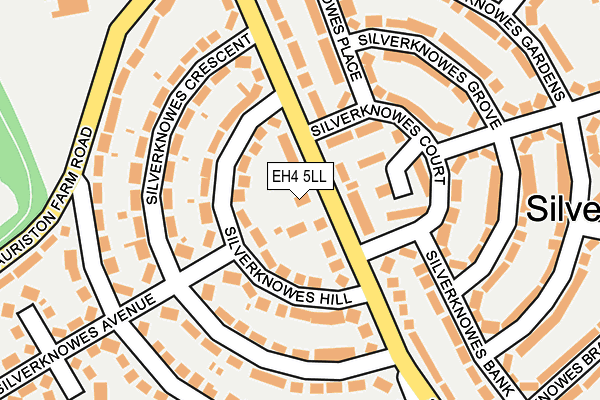 EH4 5LL map - OS OpenMap – Local (Ordnance Survey) EH4 5LL map - OS OpenMap – Local (Ordnance Survey)