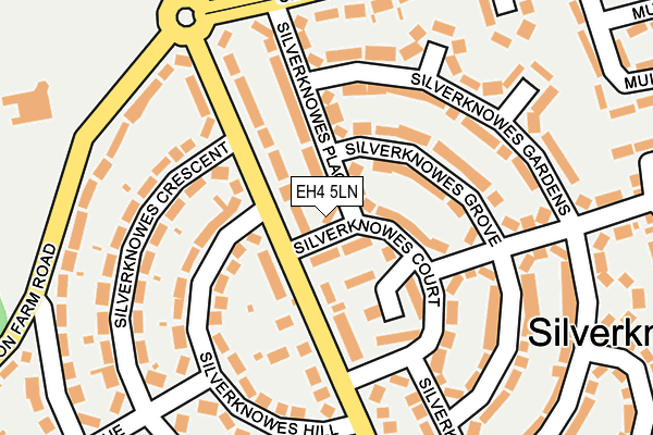 EH4 5LN map - OS OpenMap – Local (Ordnance Survey) EH4 5LN map - OS OpenMap – Local (Ordnance Survey)