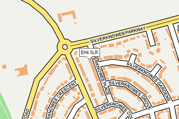 EH4 5LR map - OS OpenMap – Local (Ordnance Survey) EH4 5LR map - OS OpenMap – Local (Ordnance Survey)