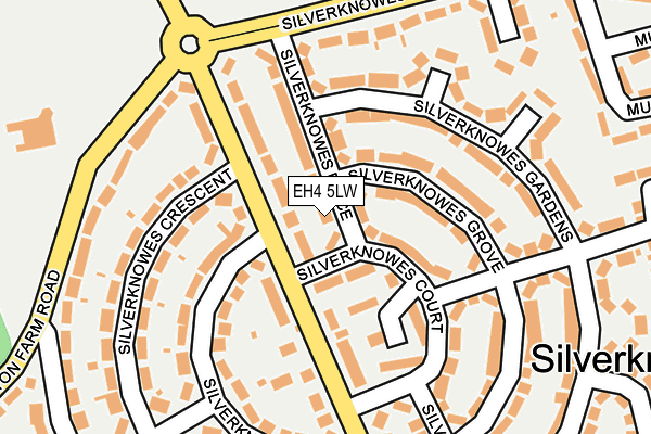 EH4 5LW map - OS OpenMap – Local (Ordnance Survey) EH4 5LW map - OS OpenMap – Local (Ordnance Survey)