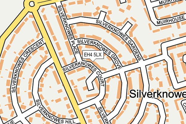 EH4 5LX map - OS OpenMap – Local (Ordnance Survey) EH4 5LX map - OS OpenMap – Local (Ordnance Survey)