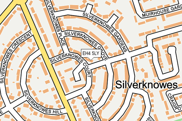 EH4 5LY map - OS OpenMap – Local (Ordnance Survey) EH4 5LY map - OS OpenMap – Local (Ordnance Survey)