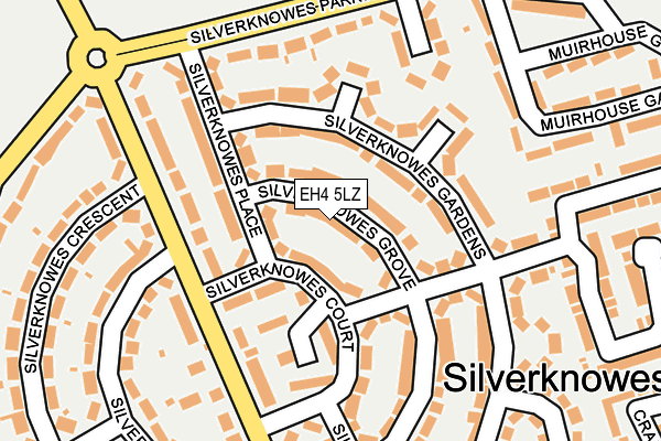 EH4 5LZ map - OS OpenMap – Local (Ordnance Survey) EH4 5LZ map - OS OpenMap – Local (Ordnance Survey)