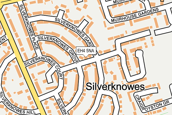 EH4 5NA map - OS OpenMap – Local (Ordnance Survey) EH4 5NA map - OS OpenMap – Local (Ordnance Survey)