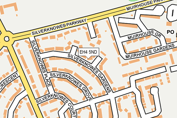 EH4 5ND map - OS OpenMap – Local (Ordnance Survey) EH4 5ND map - OS OpenMap – Local (Ordnance Survey)