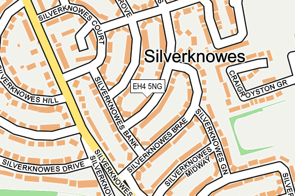 EH4 5NG map - OS OpenMap – Local (Ordnance Survey) EH4 5NG map - OS OpenMap – Local (Ordnance Survey)