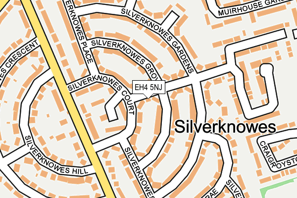 EH4 5NJ map - OS OpenMap – Local (Ordnance Survey) EH4 5NJ map - OS OpenMap – Local (Ordnance Survey)