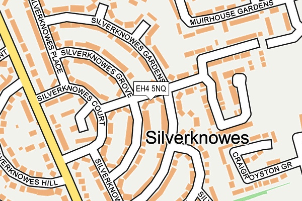 EH4 5NQ map - OS OpenMap – Local (Ordnance Survey) EH4 5NQ map - OS OpenMap – Local (Ordnance Survey)