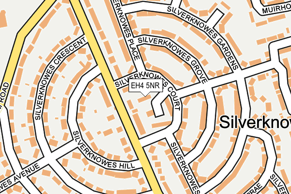 EH4 5NR map - OS OpenMap – Local (Ordnance Survey) EH4 5NR map - OS OpenMap – Local (Ordnance Survey)
