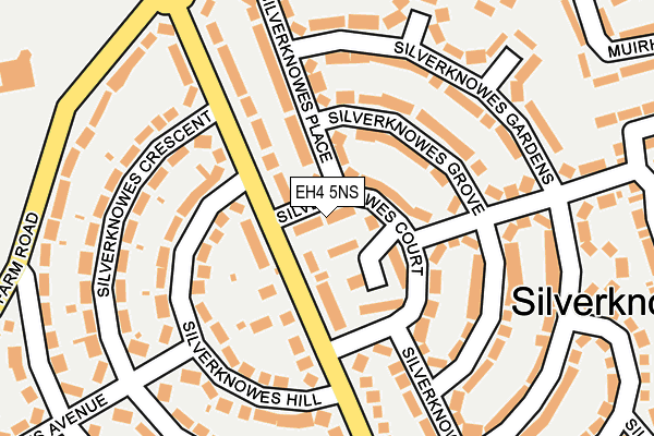 EH4 5NS map - OS OpenMap – Local (Ordnance Survey) EH4 5NS map - OS OpenMap – Local (Ordnance Survey)