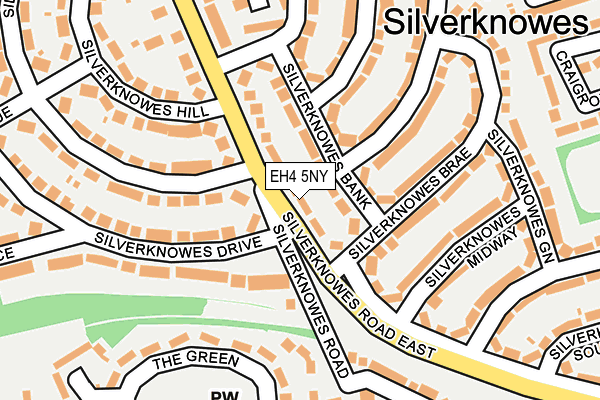 EH4 5NY map - OS OpenMap – Local (Ordnance Survey) EH4 5NY map - OS OpenMap – Local (Ordnance Survey)