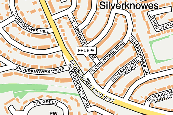 EH4 5PA map - OS OpenMap – Local (Ordnance Survey) EH4 5PA map - OS OpenMap – Local (Ordnance Survey)