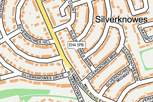 EH4 5PB map - OS OpenMap – Local (Ordnance Survey) EH4 5PB map - OS OpenMap – Local (Ordnance Survey)
