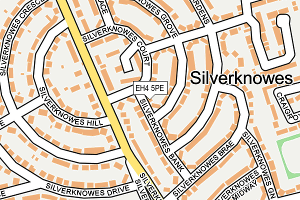 EH4 5PE map - OS OpenMap – Local (Ordnance Survey)