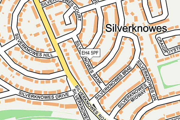 EH4 5PF map - OS OpenMap – Local (Ordnance Survey) EH4 5PF map - OS OpenMap – Local (Ordnance Survey)