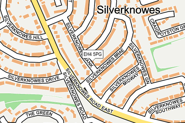 EH4 5PG map - OS OpenMap – Local (Ordnance Survey) EH4 5PG map - OS OpenMap – Local (Ordnance Survey)
