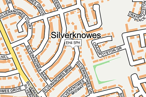 EH4 5PH map - OS OpenMap – Local (Ordnance Survey) EH4 5PH map - OS OpenMap – Local (Ordnance Survey)