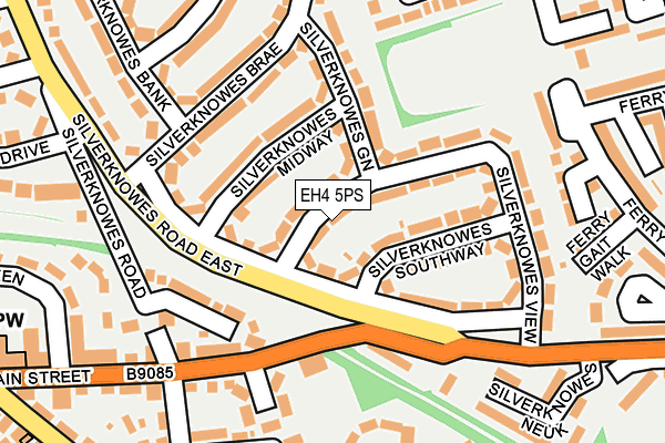 EH4 5PS map - OS OpenMap – Local (Ordnance Survey) EH4 5PS map - OS OpenMap – Local (Ordnance Survey)