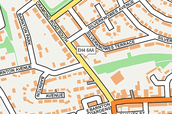 EH4 6AA map - OS OpenMap – Local (Ordnance Survey) EH4 6AA map - OS OpenMap – Local (Ordnance Survey)