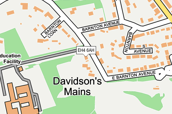 EH4 6AH map - OS OpenMap – Local (Ordnance Survey) EH4 6AH map - OS OpenMap – Local (Ordnance Survey)