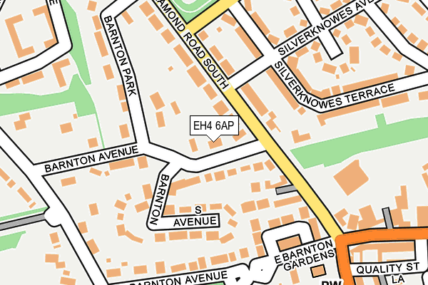 EH4 6AP map - OS OpenMap – Local (Ordnance Survey) EH4 6AP map - OS OpenMap – Local (Ordnance Survey)