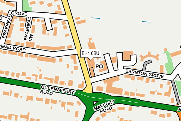 EH4 6BU map - OS OpenMap – Local (Ordnance Survey) EH4 6BU map - OS OpenMap – Local (Ordnance Survey)
