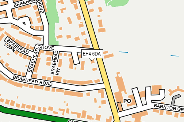 EH4 6DA map - OS OpenMap – Local (Ordnance Survey) EH4 6DA map - OS OpenMap – Local (Ordnance Survey)