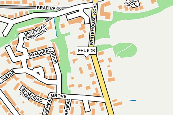 EH4 6DB map - OS OpenMap – Local (Ordnance Survey) EH4 6DB map - OS OpenMap – Local (Ordnance Survey)