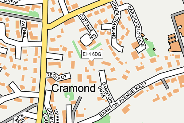 EH4 6DG map - OS OpenMap – Local (Ordnance Survey) EH4 6DG map - OS OpenMap – Local (Ordnance Survey)