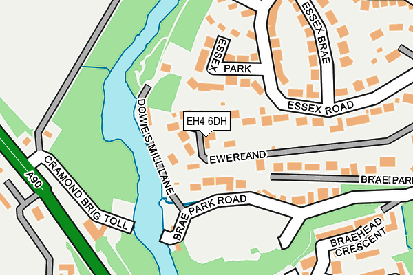 EH4 6DH map - OS OpenMap – Local (Ordnance Survey) EH4 6DH map - OS OpenMap – Local (Ordnance Survey)