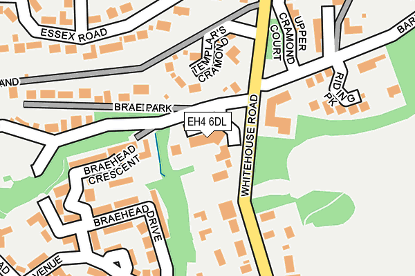 EH4 6DL map - OS OpenMap – Local (Ordnance Survey) EH4 6DL map - OS OpenMap – Local (Ordnance Survey)