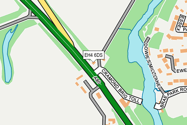EH4 6DS map - OS OpenMap – Local (Ordnance Survey) EH4 6DS map - OS OpenMap – Local (Ordnance Survey)