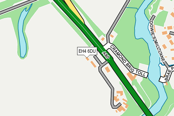 EH4 6DU map - OS OpenMap – Local (Ordnance Survey) EH4 6DU map - OS OpenMap – Local (Ordnance Survey)