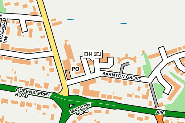 EH4 6EJ map - OS OpenMap – Local (Ordnance Survey) EH4 6EJ map - OS OpenMap – Local (Ordnance Survey)