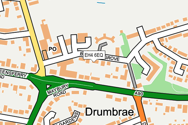 EH4 6EQ map - OS OpenMap – Local (Ordnance Survey) EH4 6EQ map - OS OpenMap – Local (Ordnance Survey)